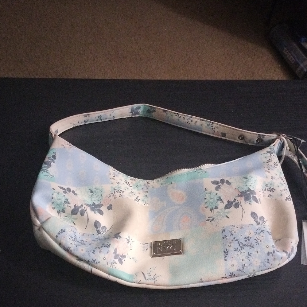 Madden NYC Blue Floral Shoulder Bag